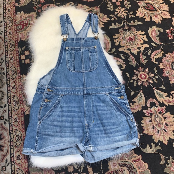 American Eagle Outfitters Denim - American Eagle Short Overalls